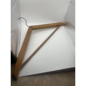 Vintage Wooden Hanger With City Dye Works & H. Enke Prop Branding